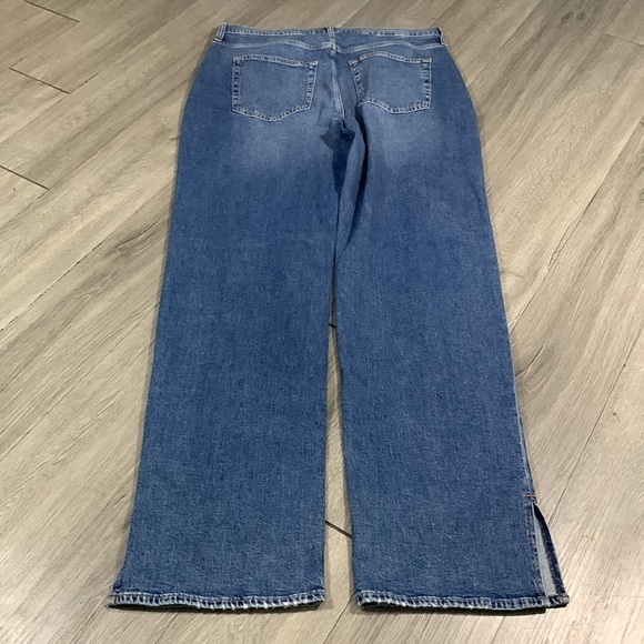 GAP High Rise ’90s Loose Medium Wash Stretch Jeans size 33/16 Tall - Picture 2 of 14
